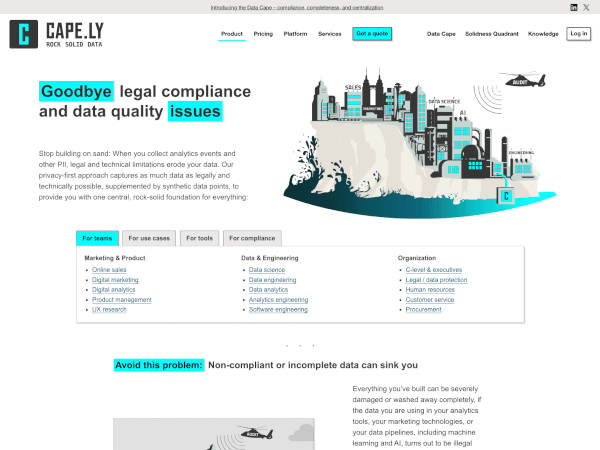Kunden mit Daten-Initiativen zum Erfolg verhelfen über unsere einzigartige Plattform